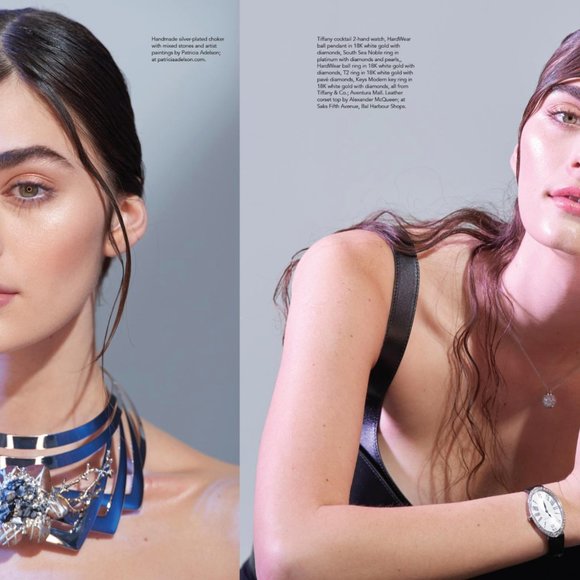 Silver Choker Necklace and Earrings SET of 2 Pieces Excellent Magazine Featured - Picture 8 of 11